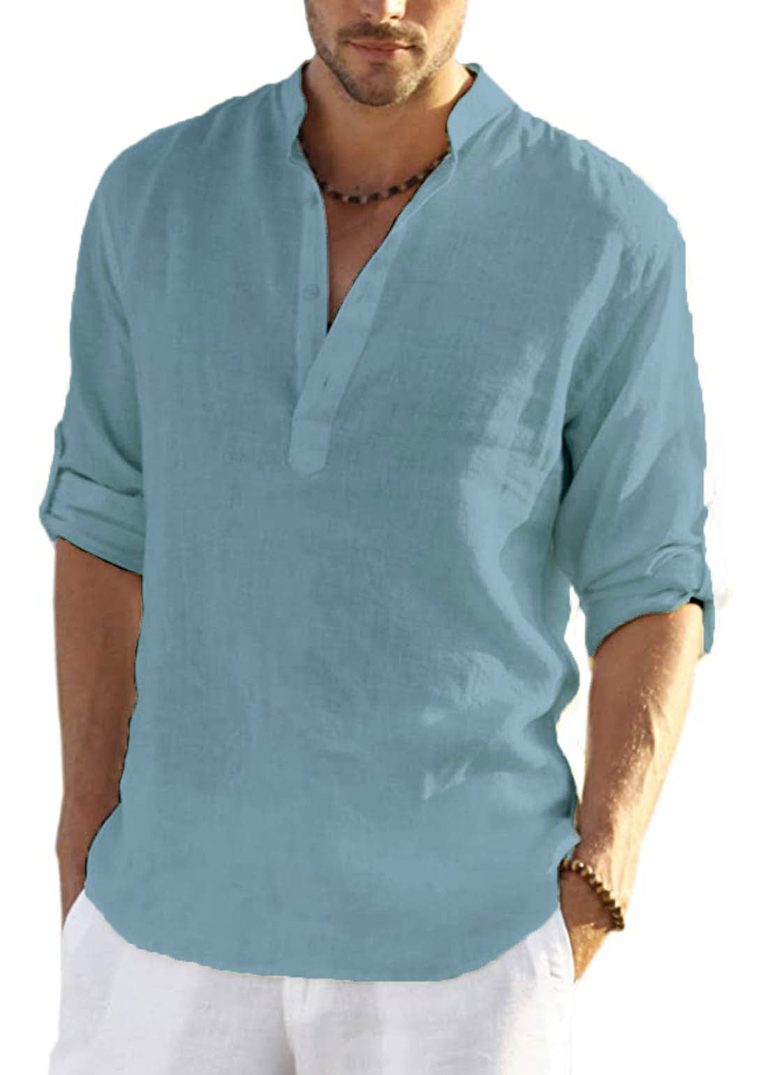 Henley Shirt for Men - Series 14 – Puvior