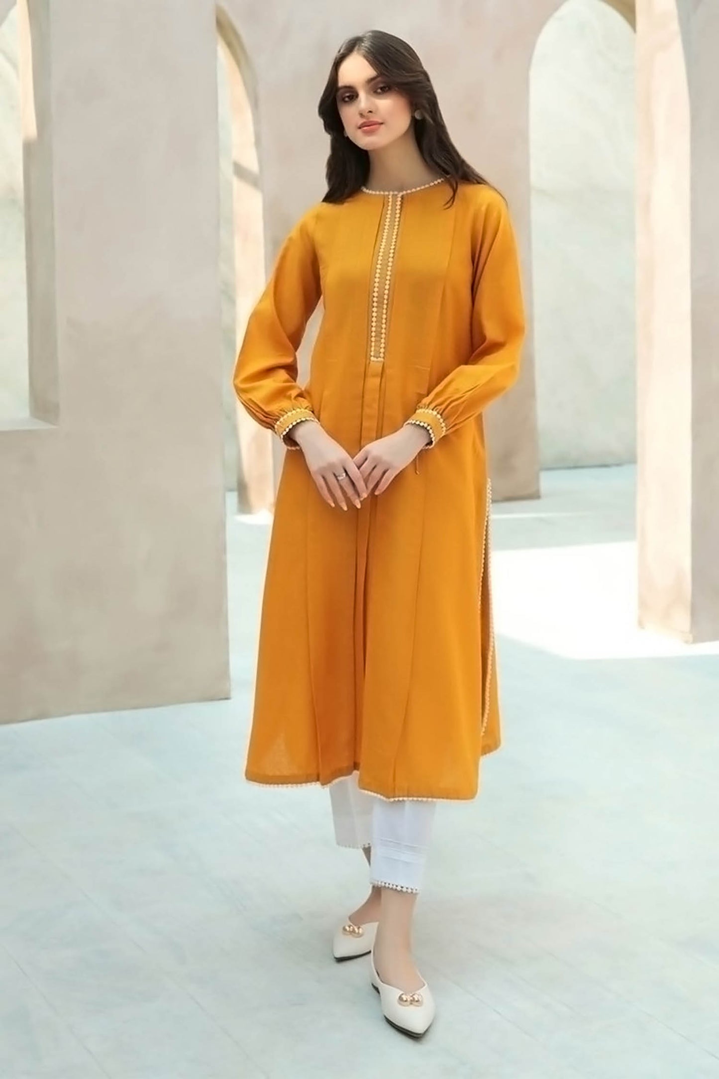 Mustard A170 - Shirt and Trouser