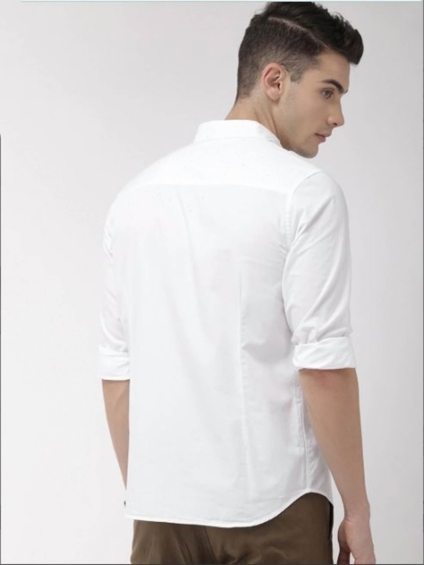 White Double Pocket Shirt  - Code # W128