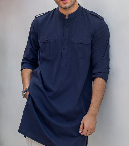 Double Pocket Kurta & Pajama