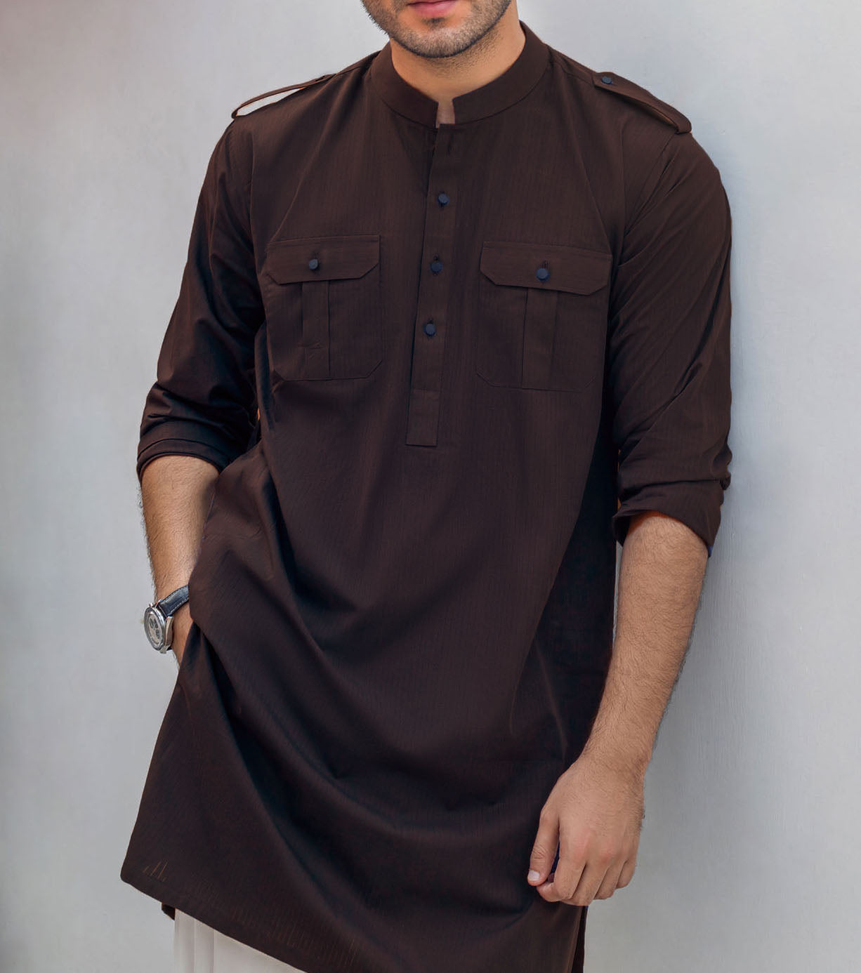 Double pocket kameez store design